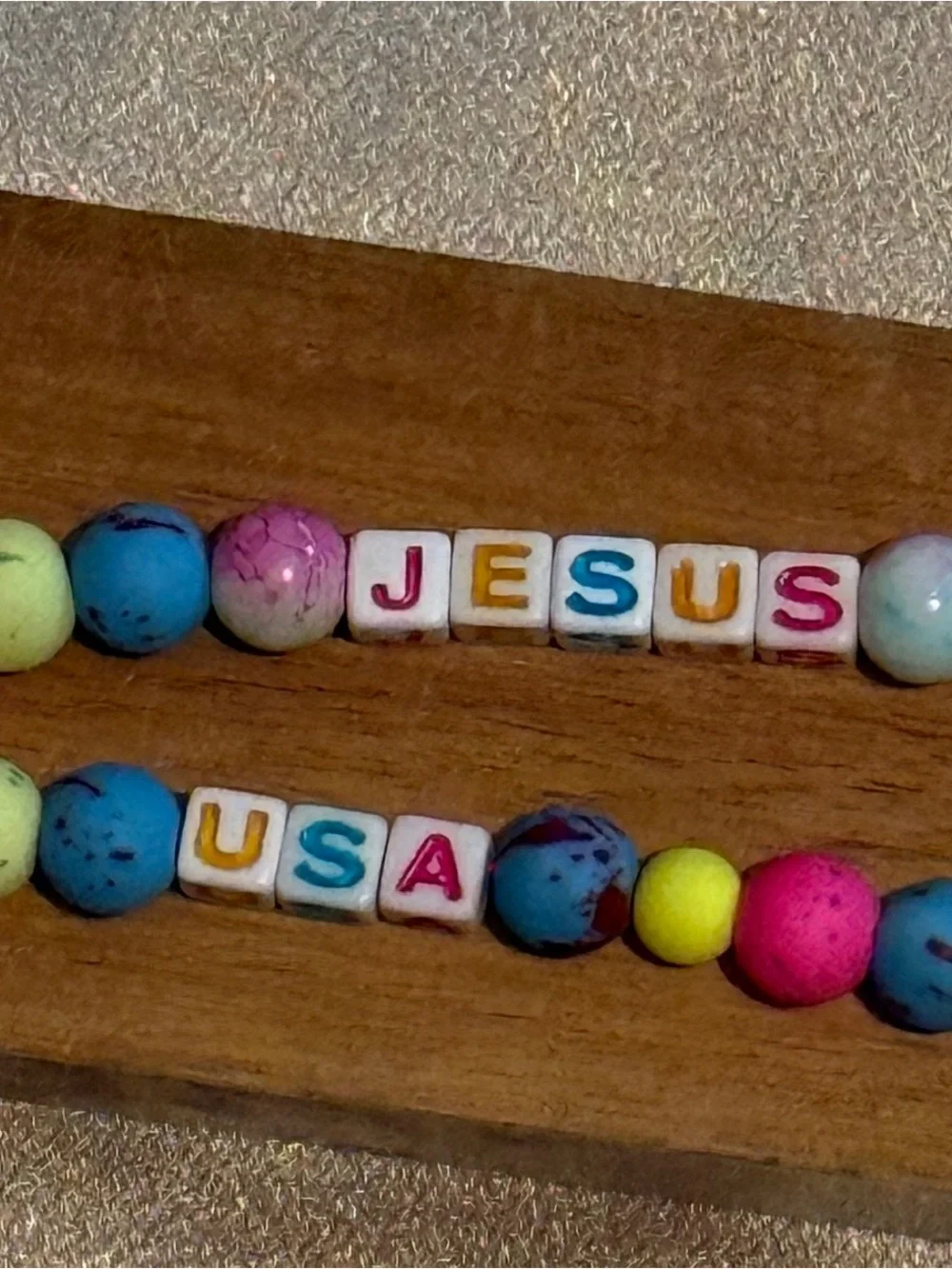Y2K Custom Faith Power Beaded Phone/Bag Charm